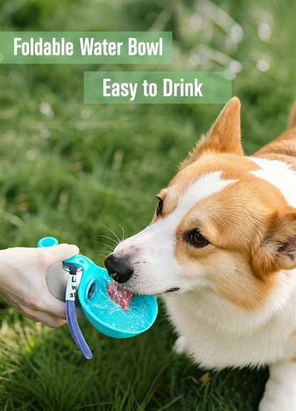 2-in-1 Dog Water Bottle & Bowl